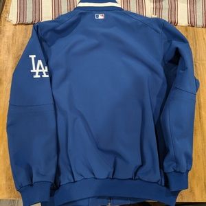 dodgers on field thermal jacket
